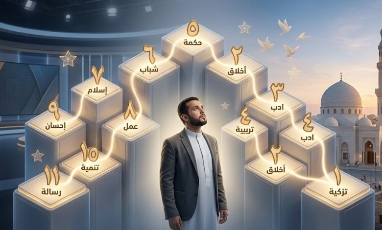 برنامج تربوي وديني مكون من 11 جزء 5 أحرف