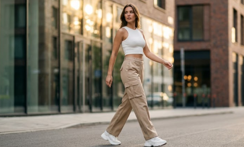 بنطلون كارجو نسائي