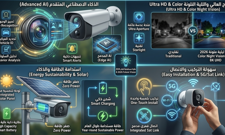 افضل كاميرات مراقبة خارجية 2026