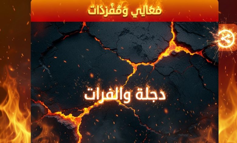 دجلة والفرات كلمات متقاطعة