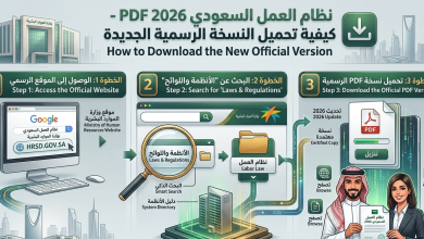 نظام العمل السعودي 2026 PDF