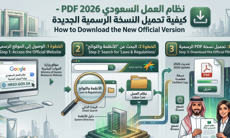 نظام العمل السعودي 2026 PDF