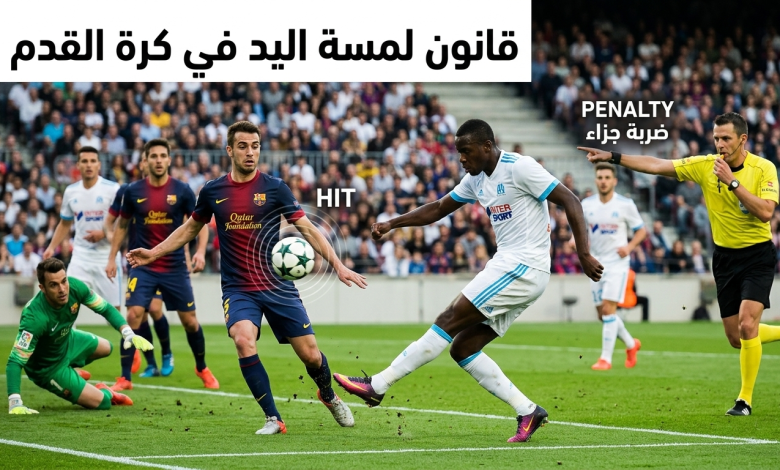 قانون لمسة اليد في كرة القدم